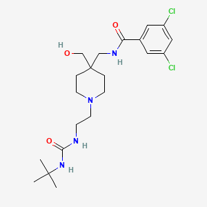 molecular formula C21H32Cl2N4O3 B12390639 Cav 3.2 inhibitor 4 