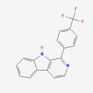 1-[4-(trifluoromethyl)phenyl]-9H-pyrido[3,4-b]indole