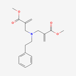 Methyl 2-[[2-methoxycarbonylprop-2-enyl(2-phenylethyl)amino]methyl]prop-2-enoate