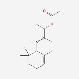 3-Buten-2-ol, 3-methyl-4-(2,6,6-trimethyl-2-cyclohexen-1-yl)-, 2-acetate