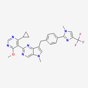 molecular formula C27H24F3N7O B12390663 Usp1-IN-3 