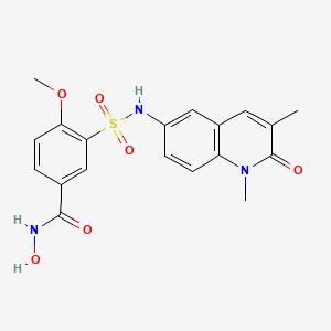 molecular formula C19H19N3O6S B12390673 Hdac8/brpf1-IN-1 