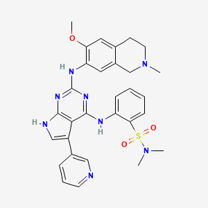 molecular formula C30H32N8O3S B12390678 Hpk1-IN-35 