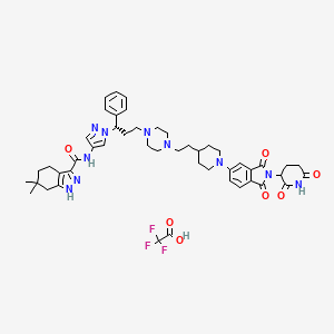 molecular formula C48H57F3N10O7 B12390682 ITK degrader 1 