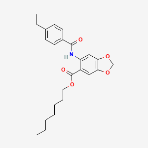 molecular formula C24H29NO5 B12390690 Insecticidal agent 3 