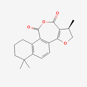 1,2,6,7,8,9-Hexahydro-1,6,6-trimethyl-3,11-dioxanaphth[2,1-e]azulene-10,12-dione