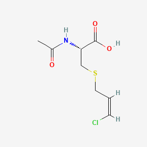molecular formula C8H12ClNO3S B1239071 3-Chloro-2-propenyl-N-acetyl-L-cysteine CAS No. 72072-41-4