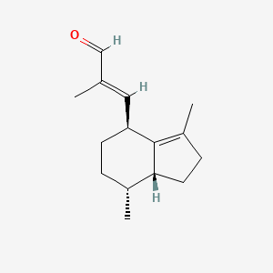 molecular formula C15H22O B1239072 Valerenal CAS No. 4176-16-3