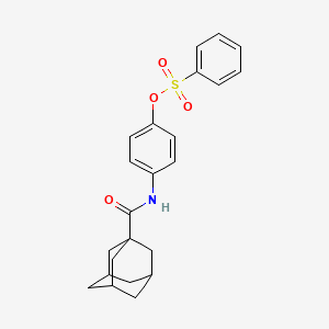 molecular formula C23H25NO4S B12390797 Enpp/Carbonic anhydrase-IN-1 