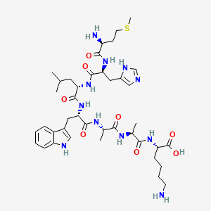 molecular formula C40H61N11O8S B12390807 Mhlwaak 