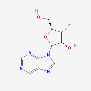 (2R,3R,5R)-4-fluoro-5-(hydroxymethyl)-2-purin-9-yloxolan-3-ol