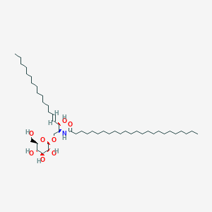 molecular formula C48H93NO8 B1239085 β-D-葡萄糖基-N-(二十四烷酰)鞘氨醇 
