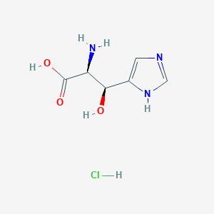 (|AS)-|A-Hydroxy-L-histidine (hydrochloride)