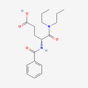 molecular formula C18H26N2O4 B1239089 (R)-普鲁卡胺 