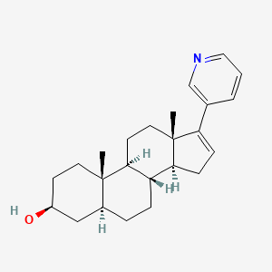 molecular formula C24H33NO B12390890 5,6-Dihydroabiraterone 