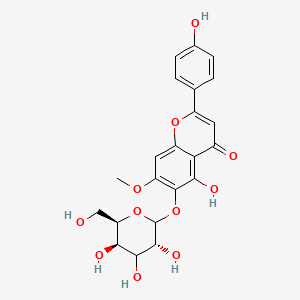 molecular formula C22H22O11 B12390905 Ladanetin-6-O-|A-D-glucopyranoside 