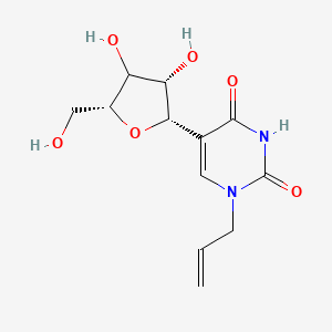 molecular formula C12H16N2O6 B12390906 N1-Allylpseudouridine 