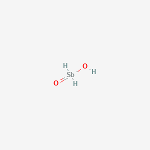 molecular formula H3O2S B1239094 Stibinic acid 