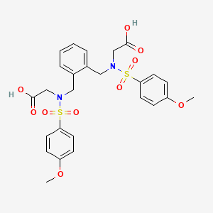 molecular formula C26H28N2O10S2 B12390965 Keap1-Nrf2-IN-12 