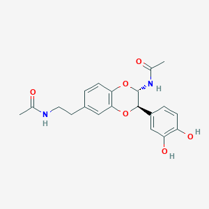 molecular formula C20H22N2O6 B12390968 N-Acetyldopamine dimer-1 