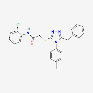 molecular formula C24H21ClN4OS B12390976 HIV-1 inhibitor-46 