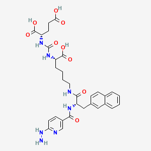 molecular formula C31H37N7O9 B12390982 HYNIC-iPSMA 