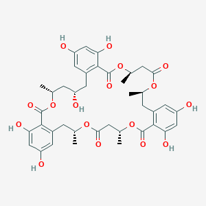 molecular formula C40H46O17 B1239100 Menisporopsin A 