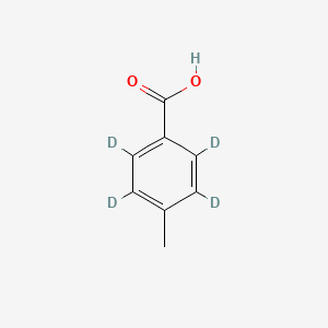 molecular formula C8H8O2 B12391046 p-Toluic acid-d4 