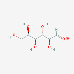 molecular formula C6H12O6 B12391054 (2R,3S,4R,5R)-2,3,4,5,6-Pentahydroxyhexanal-18O 