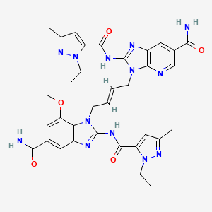 molecular formula C34H37N13O5 B12391056 STING agonist-24 