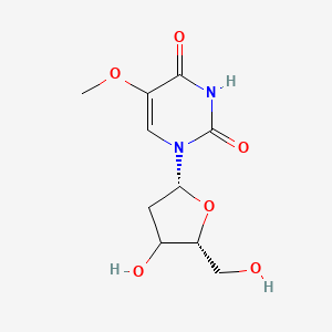 1-[(2R,5R)-4-hydroxy-5-(hydroxymethyl)oxolan-2-yl]-5-methoxypyrimidine-2,4-dione