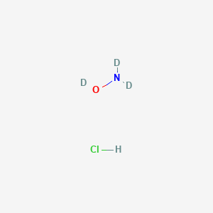 molecular formula ClH4NO B12391102 Hydroxylamine-d3 (hydrochloride) 