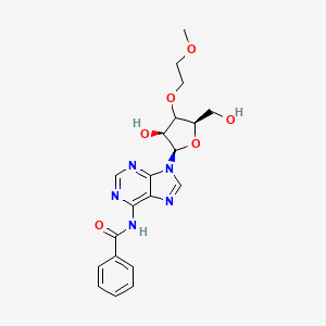 N-[9-[(2R,3S,5R)-3-hydroxy-5-(hydroxymethyl)-4-(2-methoxyethoxy)oxolan-2-yl]purin-6-yl]benzamide