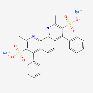 molecular formula C26H18N2Na2O6S2 B12391146 Disodium bathocuproine disulfonate 