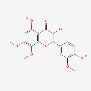 molecular formula C19H18O8 B1239115 特那丁 CAS No. 571-71-1