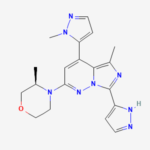 molecular formula C19H22N8O B12391179 Atr-IN-29 