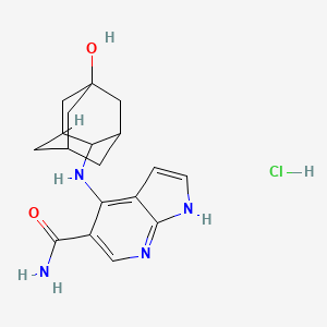 molecular formula C18H23ClN4O2 B12391228 Peficitinib (hydrochloride) 