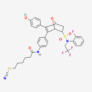 molecular formula C33H31F4N3O5SSe B12391248 ER degrader 7 