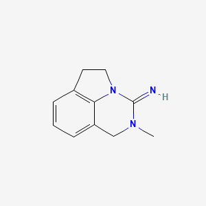 molecular formula C11H13N3 B12391307 10-methyl-1,10-diazatricyclo[6.3.1.04,12]dodeca-4(12),5,7-trien-11-imine 