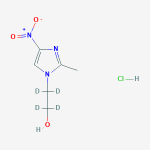 molecular formula C6H10ClN3O3 B12391337 Isometronidazole-d4 (hydrochloride) 