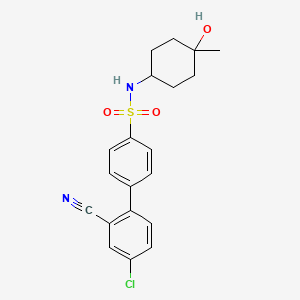 molecular formula C20H21ClN2O3S B12391344 Leramistat CAS No. 1642602-54-7