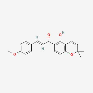 molecular formula C21H20O4 B12391404 4-Methoxylonchocarpin CAS No. 51589-67-4