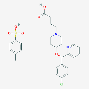 molecular formula C28H33ClN2O6S B12391413 Bepotastine (tosylate) 