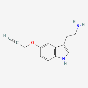 molecular formula C13H14N2O B12391422 2-(5-prop-2-ynoxy-1H-indol-3-yl)ethanamine 