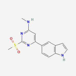 molecular formula C14H14N4O2S B12391424 DC-BPi-03 