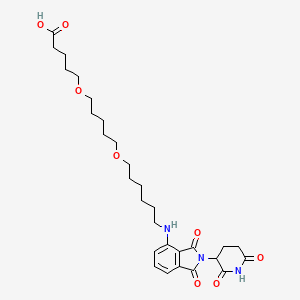 molecular formula C29H41N3O8 B12391429 Pomalidomide-C6-O-C5-O-C4-COOH 