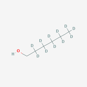 molecular formula C6H14O B12391452 1-Hexanol-d11 