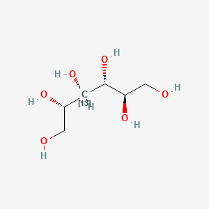 molecular formula C6H14O6 B12391456 D-Glucitol-3-13C 