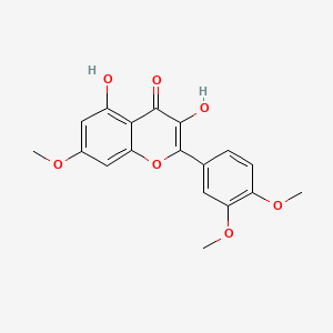 molecular formula C18H16O7 B1239147 槲皮素7,3',4'-三甲醚 CAS No. 6068-80-0
