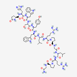 molecular formula C83H115N25O17 B12391487 (D-Trp6)-LHRH-Leu-Arg-Pro-Gly amide 